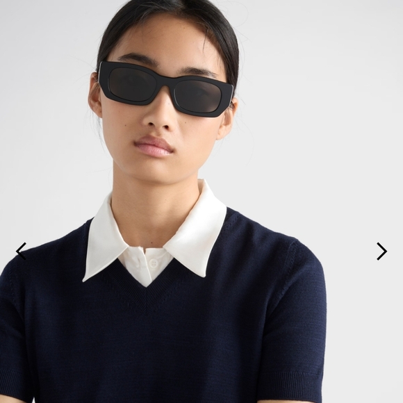 PRADA Black White Sunglasses 53mm - Picture 8 of 8